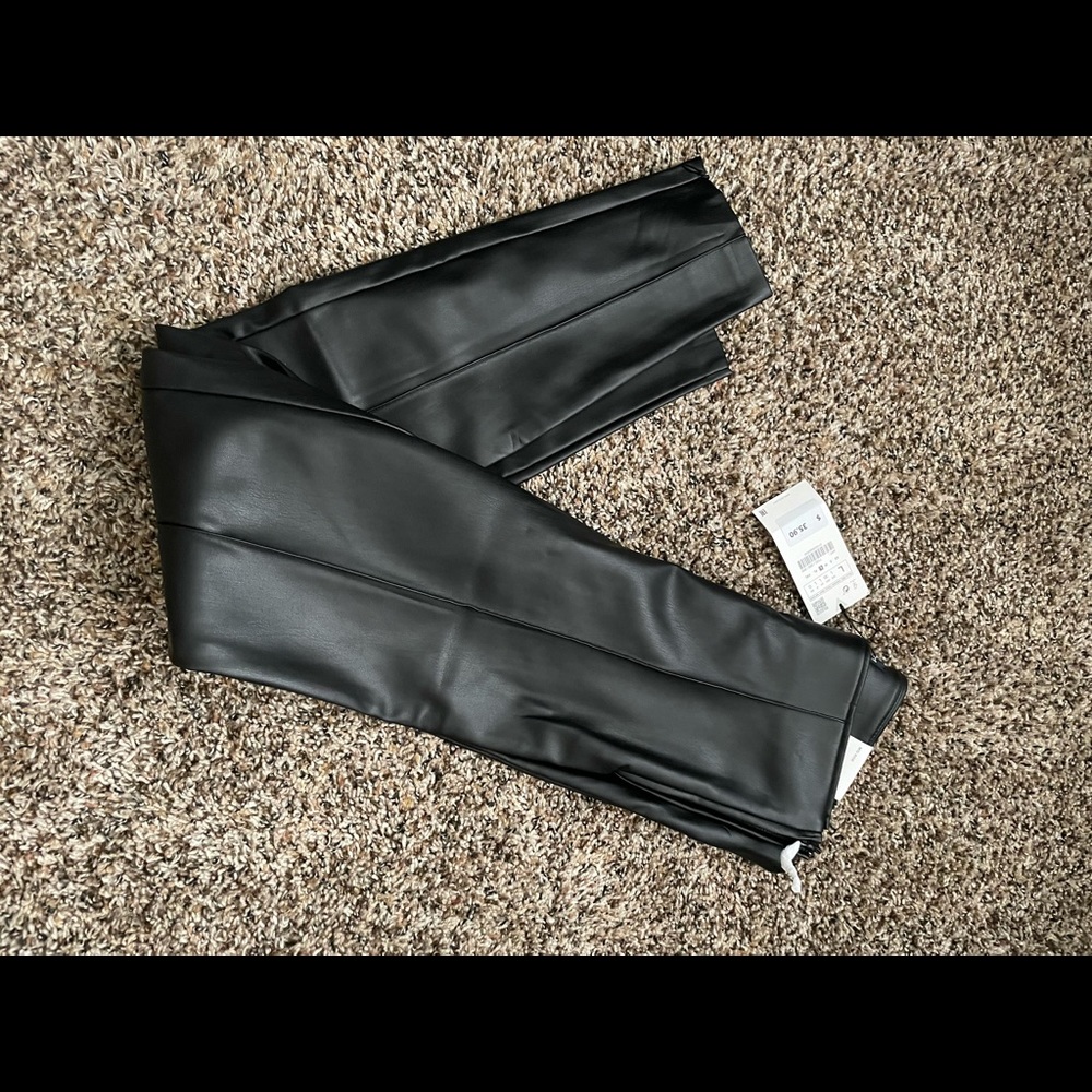 Faux Leather Pants